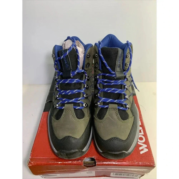 9073. Wolverine Boots Mid Hiker WP,Charcoal/Gray-US 10.5 Mens - Picture 5 of 5